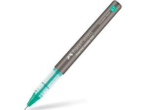 Στυλό FABER CASTELL Free Ink Needle Roller Fine 0.7mm Πράσινο (Πράσινο)